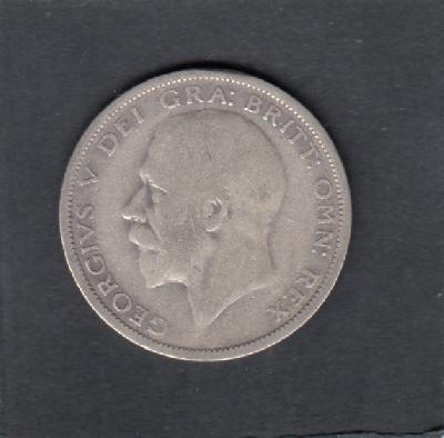 Beschrijving: 1/2 Crown  GEORGIUS V